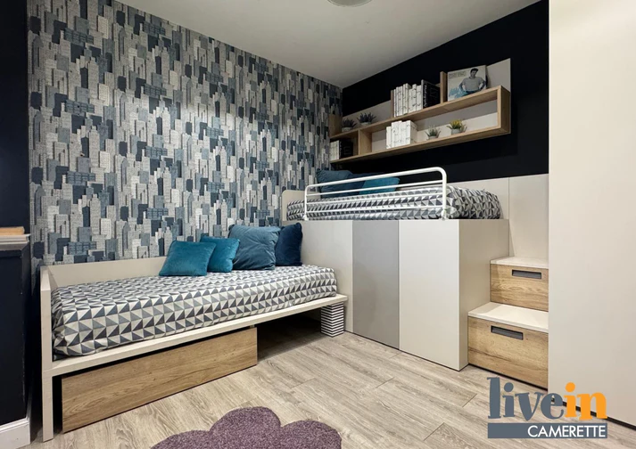 Container con divano dettaglio