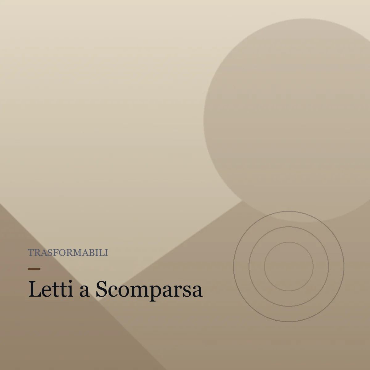 Letti a Scomparsa