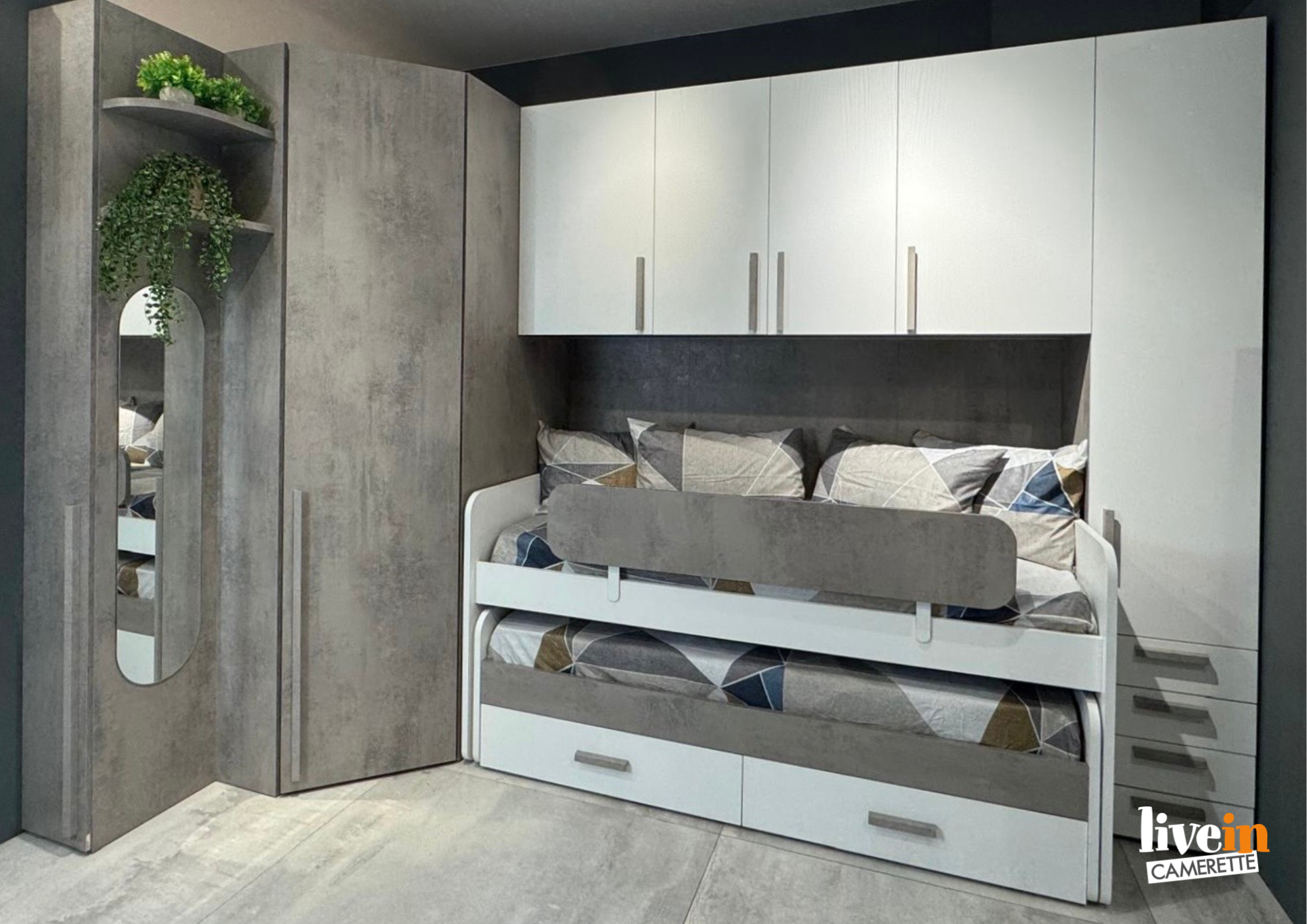 Cameretta Titanio Masdar Cabina 140