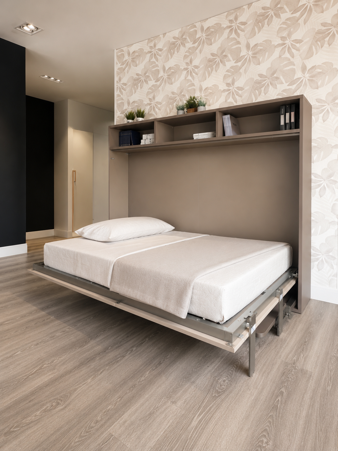 Letto Magic 120 · una piazza e mezza con scrivania e libreria — Outlet Livein Camerette