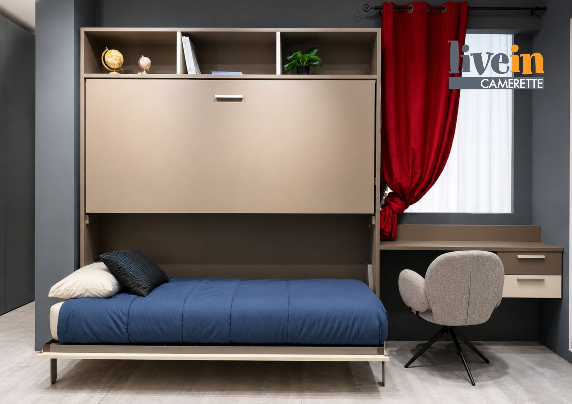 Castello Magic con un solo letto aperto — letto singolo basso